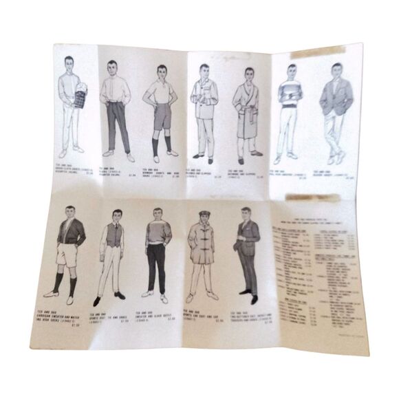 Vintage 1960s Tammy's Family Doll Fashions Brochure/Catalog - Picture 2 of 3